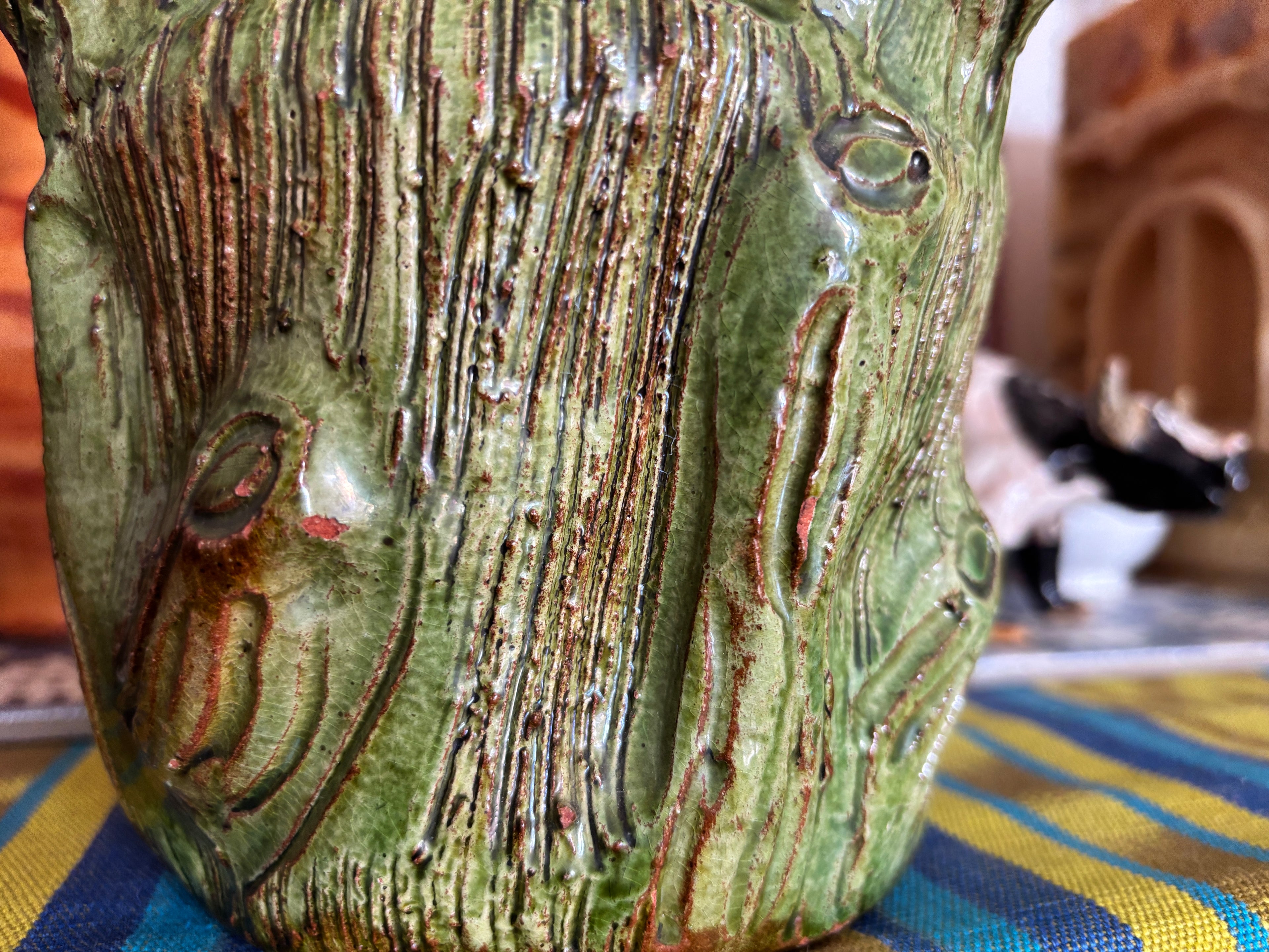 Green Puzzle Jug