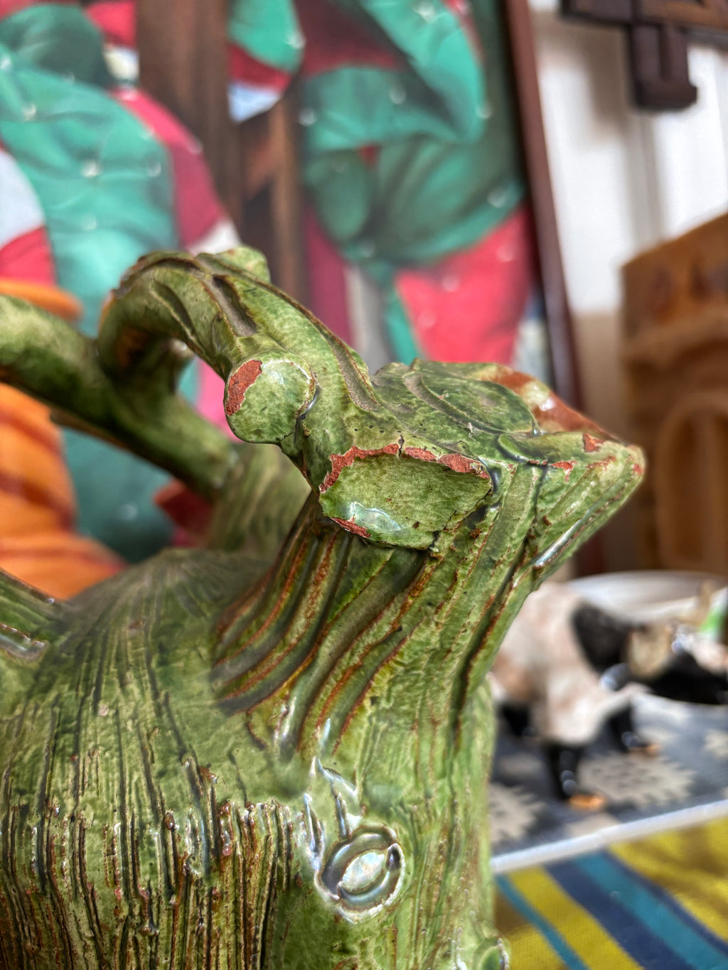 Green Puzzle Jug
