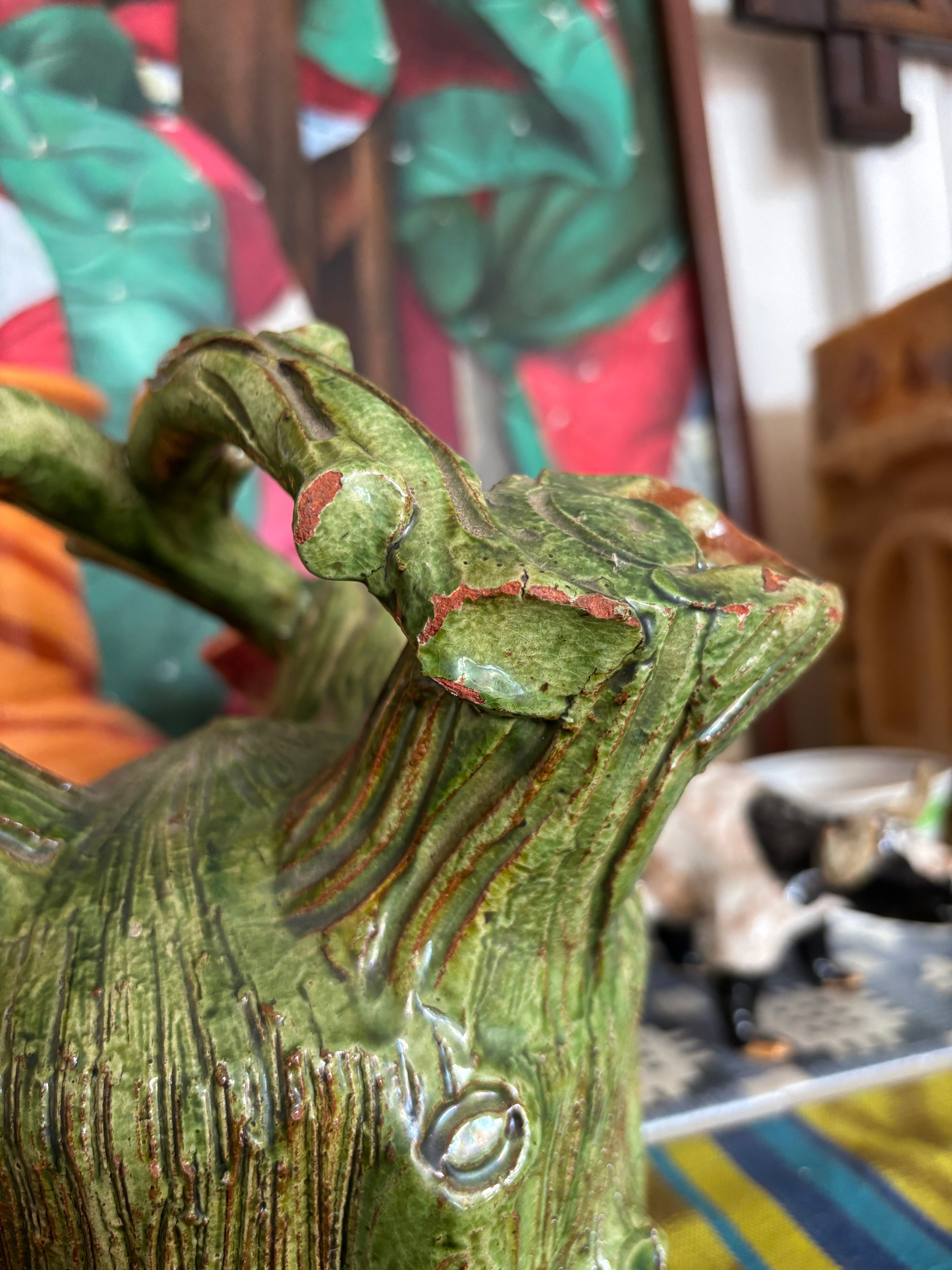 Green Puzzle Jug