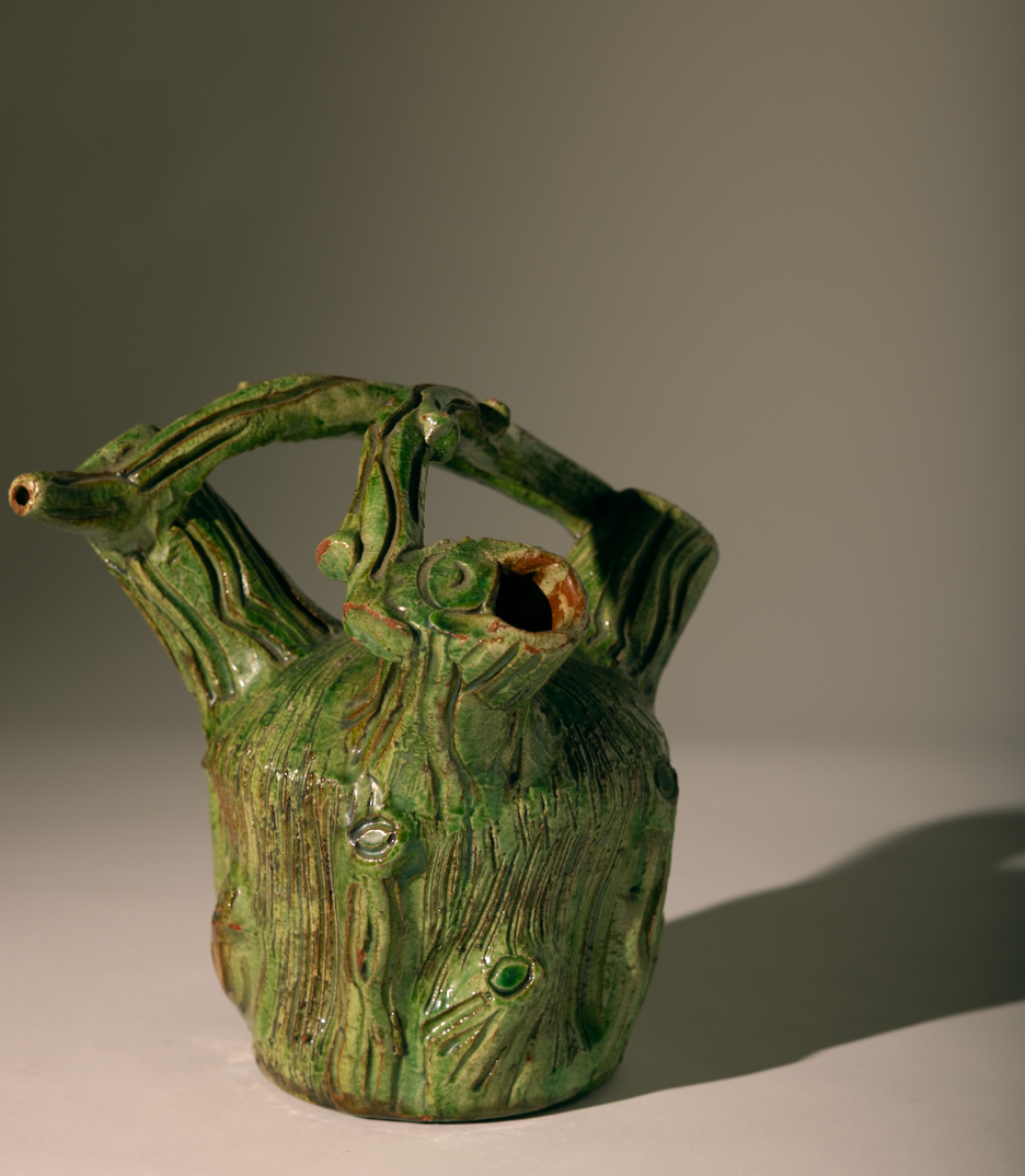Green Puzzle Jug